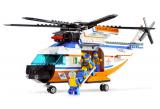 LEGO CITY 7738 helicoptéra pobřežní hlídky a záchranářský člun