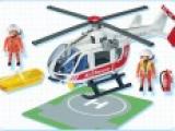 PLAYMOBIL HASIČI-ZÁCHRANÁŘI 4222  záchranný vrtulník