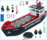 PLAYMOBIL LODNÍ DOPRAVA 4472 kontejnerová nákladní loď